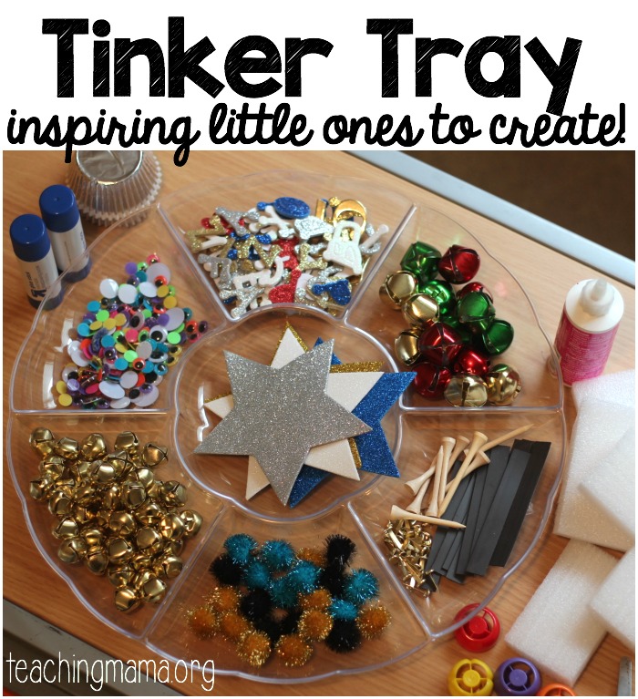 Tinker Tray - Inspiring Little Ones to Create! - Teaching Mama